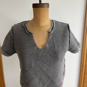 Urban Outfitters, BDG, Reverse Weave Crop Top